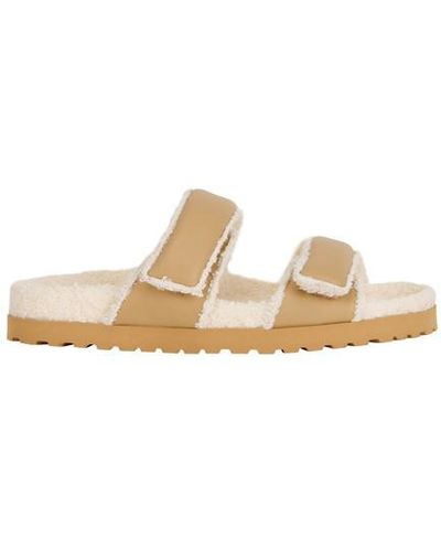 Gia Borghini X Pernille Teisbaek - Velcro Sandals - Metallic