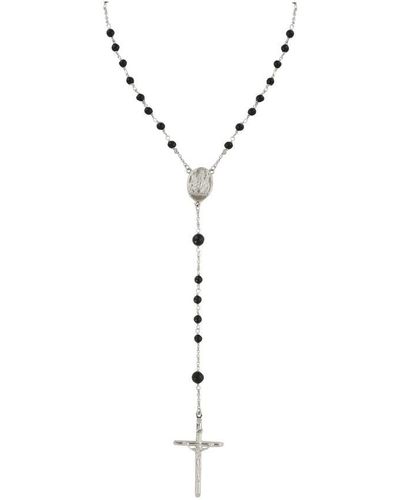 Dolce & Gabbana Kim Rosary Necklace - Metallic