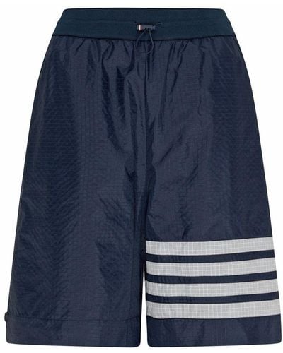 Thom Browne 4-Bar Shorts - Blue