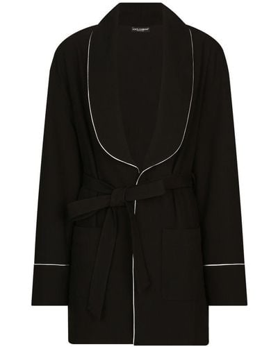 Dolce & Gabbana Kim Pyjama Shirt - Black