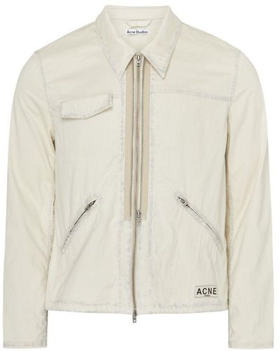 Acne Studios Casual Jacket With Pockets - White