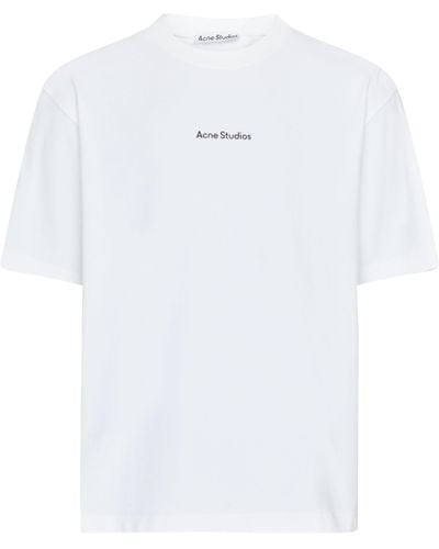 Acne Studios Kurzarm-T-Shirt - Weiß