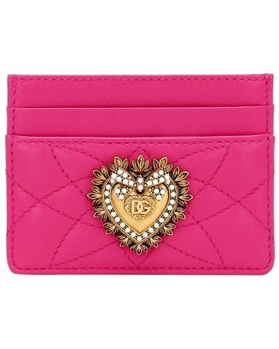 Dolce & Gabbana Devotion Card Holder - Pink