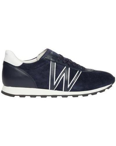 J.M. Weston On My Way Trainers Low Top - Blue