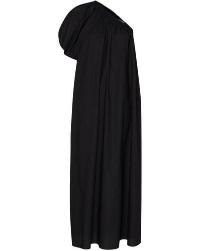 Matteau One Shoulder Maxi Dress - Black