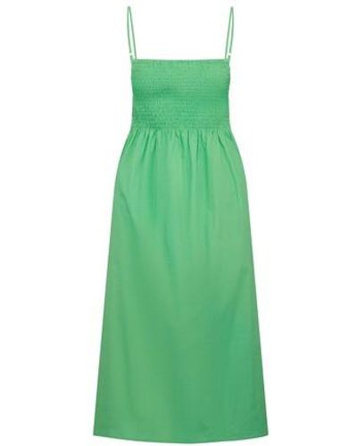 Faithfull The Brand Bryssa Midi Dress - Green