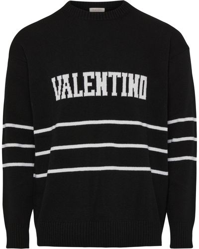 Valentino Garavani Pull en laine - Noir