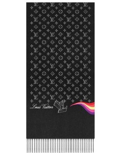 Louis Vuitton Lv Rainbow Scarf - Black
