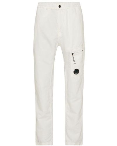 C.P. Company Regular Trousers - White