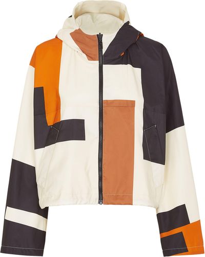 Fendi Windjacke mit Kapuze - Mehrfarbig