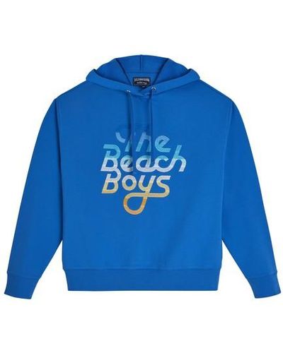 Vilebrequin Embroidered Hoodie The Beach Boys - Blue
