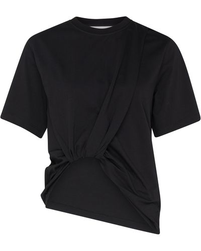 Victoria Beckham T-shirt torsadé - Noir