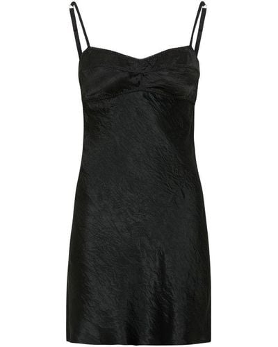 Anna October Mini Waterlily Dress - Black