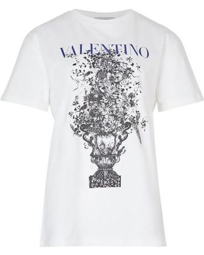 Valentino T-Shirt mit Printmuster - Mehrfarbig