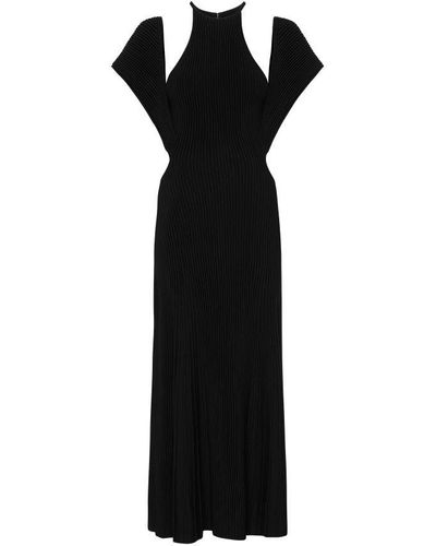 Chloé Maxi Cut-out Dress - Black