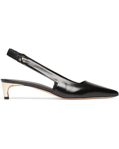 Vanessa Bruno Pumps aus Leder - Schwarz