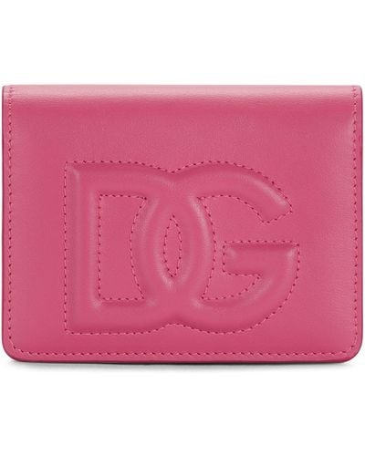 Dolce & Gabbana Kontinentale Brieftasche mit DG-Logo - Schwarz