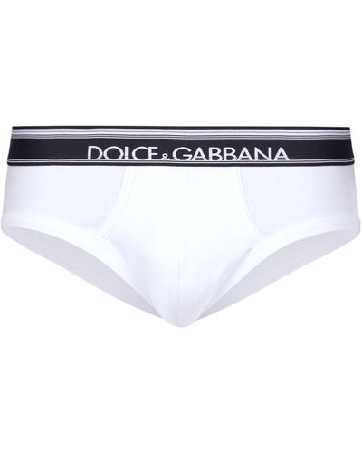 Dolce & Gabbana Zwei-Wege-Baumwollslips im Doppelpack - Schwarz