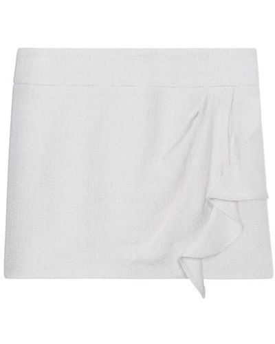 IRO Yoni Tweed And Lurex Skirt - White