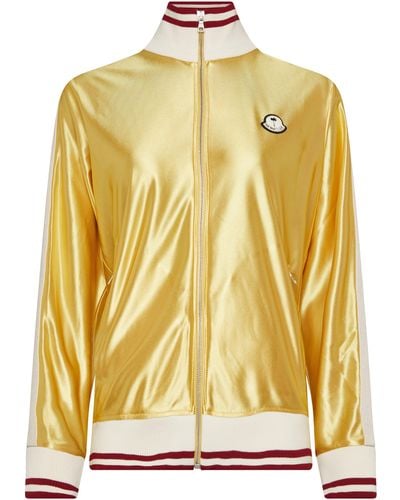 Moncler Genius 8 Moncler Palm Angels - Sweatshirt zippé - Jaune