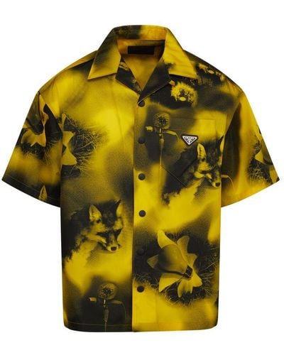 Prada Re-nylon Shirt - Yellow