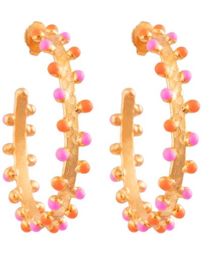 Sylvia Toledano Gipsy Earrings - Orange