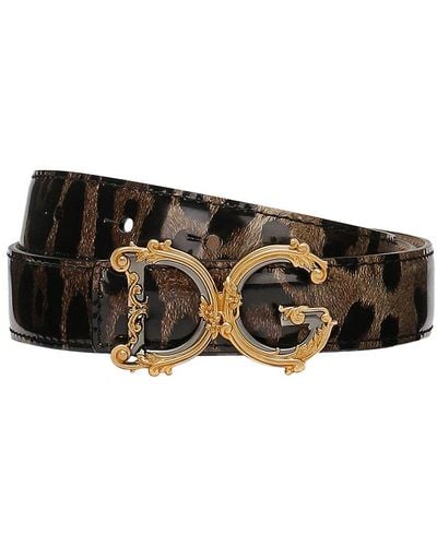Dolce & Gabbana Dg Girls Belt - Black