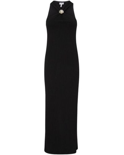 Loewe Anagram Pebble Dress - Black