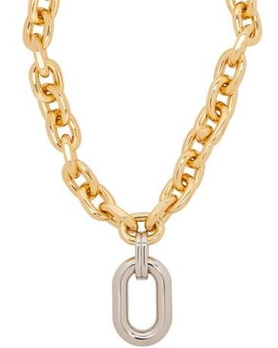 Rabanne Xl Link Over Necklace - Metallic