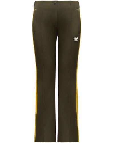 Moncler Genius 8 Moncler Palm Angels - Pantalon évasé en gabardine - Vert