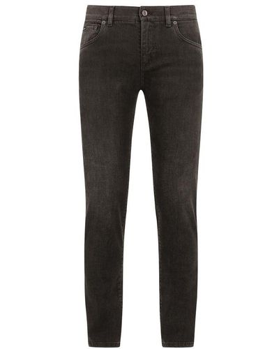 Dolce & Gabbana Black Wash Skinny Stretch Jeans