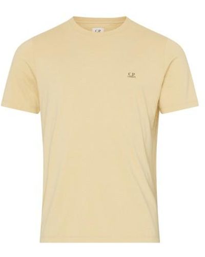 C.P. Company T-shirt à manches courtes avec logo 30/1 Jersey - Neutre