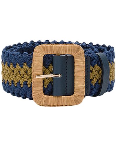 Momoní Malika Belt With Buckle - Blue