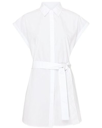 Matteau Mini Shirt Dress - White