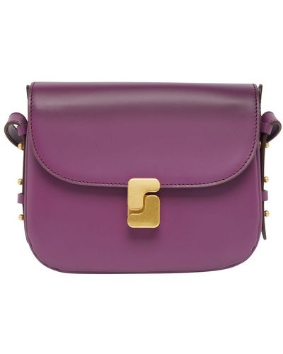 Soeur Bellissima Mini Crossbody Bag - Purple