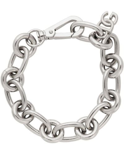 Dolce & Gabbana Bracelet With Maxi Chain - Metallic