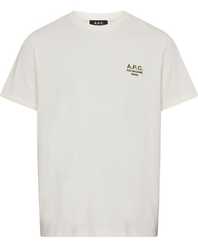 A.P.C. T-Shirt New Raymond - Weiß