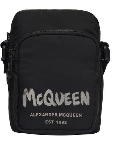 Alexander McQueen Mini sac Messenger - Noir