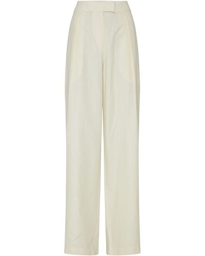 Conner Ives Pantalon en coton - Blanc