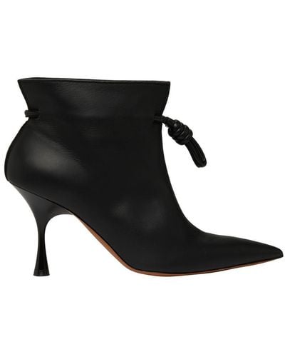 Loewe Flamenco Ankle Boots - Black