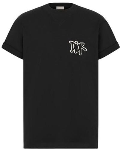 Dior T-shirt Oversize And Shawn - Black