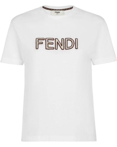 Fendi Regular-Fit T-Shirt - White