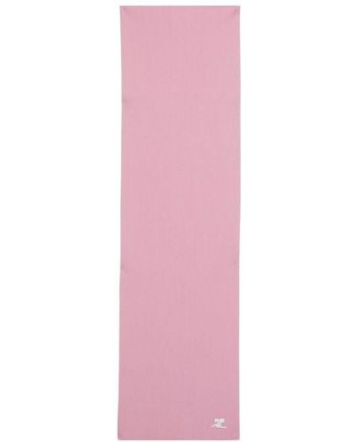 Courreges Ac Milano Knit Scarf - Pink