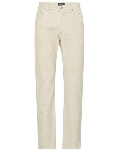 A.P.C. Straight-cut Jeans - Natural