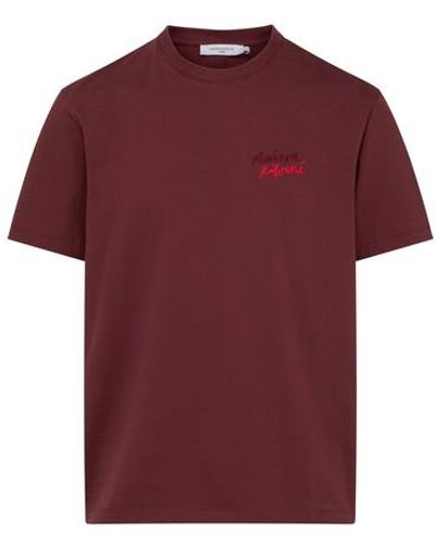 Maison Kitsuné Short-sleeved T-shirt - Red