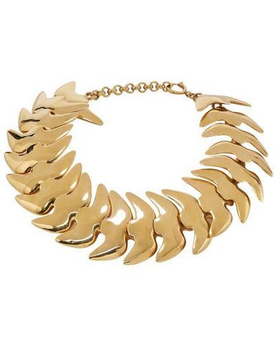 Nina Ricci Dove Chain Necklace - Metallic