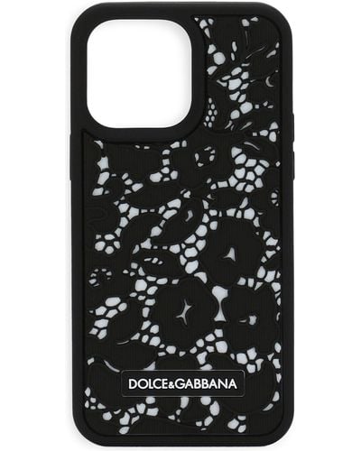 Dolce & Gabbana Coque pour iPhone 14 Pro - Noir