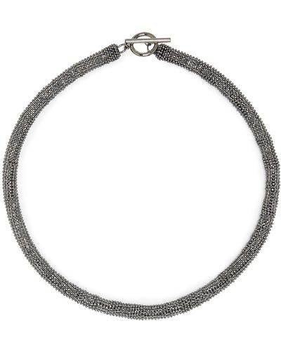 Brunello Cucinelli Halskette aus Monili - Mettallic