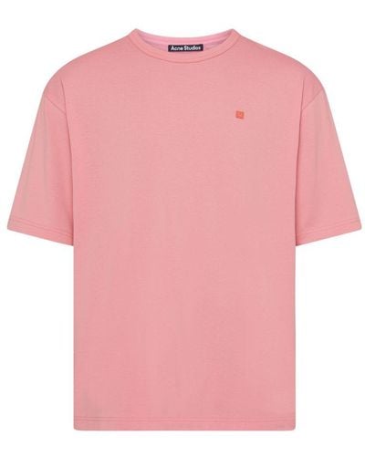 Acne Studios Short-Sleeved T-Shirt - Pink