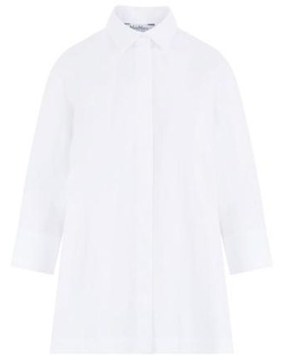 Max Mara Ariccia Straight Fit Shirt - White